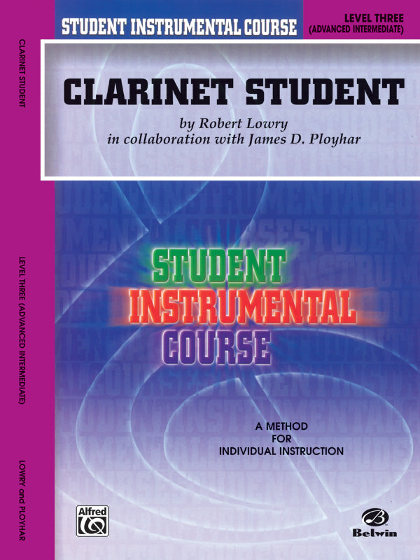 楽譜書籍・教則本 STUDENT INSTRUMENTAL COURSE: CLARINET STUDENT, LEVEL III [BOOKM-80609]
