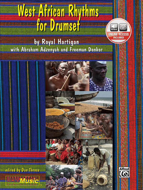 楽譜書籍・教則本 WEST-AFRICAN RHYTHMS FOR DRUMSET [BOOKM-81681]