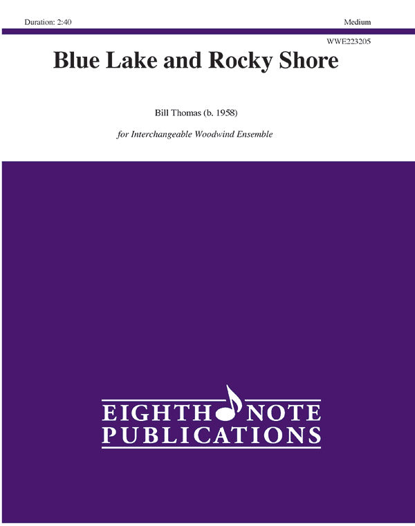 木管譜面 BLUE LAKE AND ROCKY SHORE - INTERCHANGEABLE WOODWIND ENSEMBLE [SHT-WW-132423]