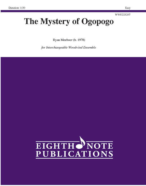木管譜面 MYSTERY OF OGOPOGO, THE - INTERCHANGEABLE WOODWIND ENSEMBLE [SHT-WW-132425]