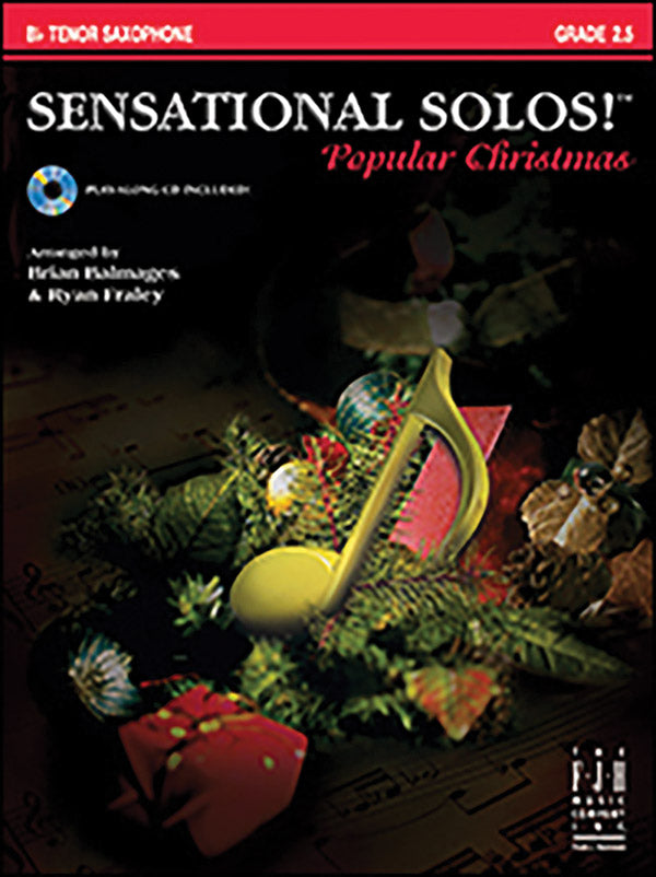 サックス譜面 SENSATIONAL SOLOS! POPULAR CHRISTMAS, B-FLAT TENOR SAXOPHONE [SHT-SAX-133021]