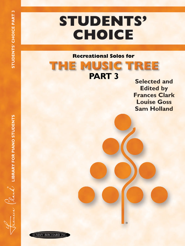 楽譜書籍・教則本 MUSIC TREE: STUDENTS' CHOICE, PART 3, THE [BOOKM-93154]