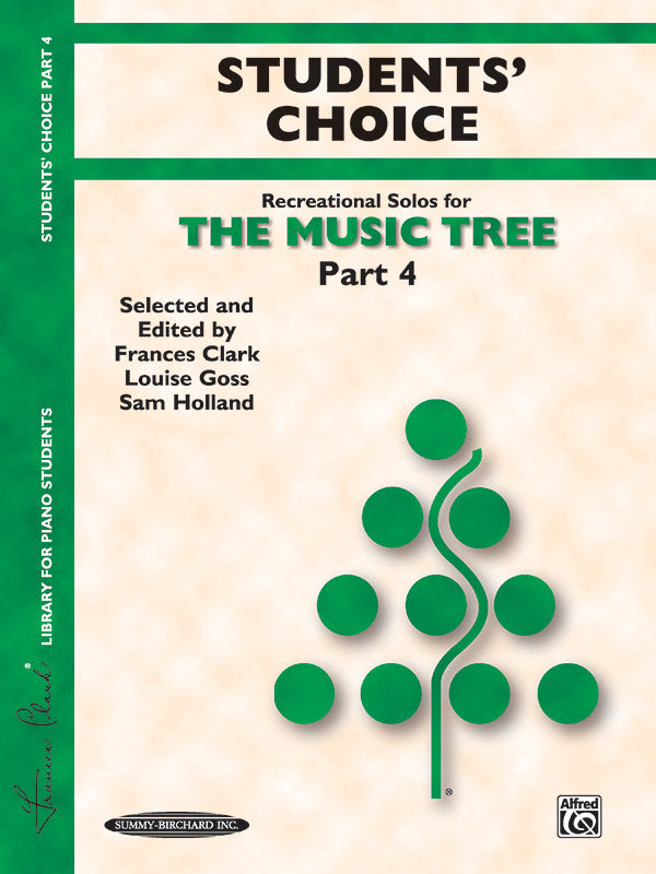 楽譜書籍・教則本 MUSIC TREE: STUDENTS' CHOICE, PART 4, THE [BOOKM-93161]