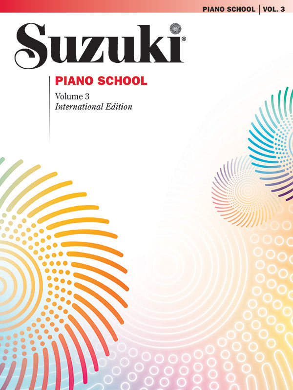 楽譜書籍・教則本 SUZUKI PIANO SCHOOL NEW INTERNATIONAL EDITION PIANO BOOK, VOLUME 3 [BOOKM-95993]