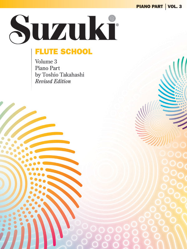 楽譜書籍・教則本 SUZUKI FLUTE SCHOOL PIANO ACC., VOLUME 3 [BOOKM-80738]