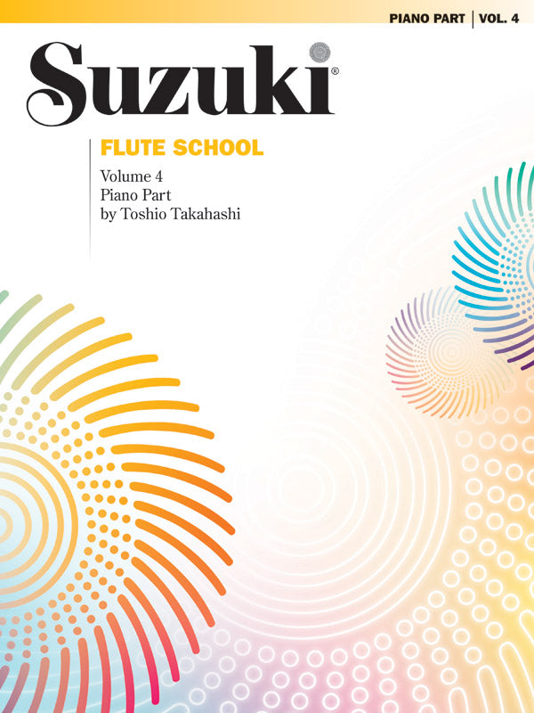 楽譜書籍・教則本 SUZUKI FLUTE SCHOOL PIANO ACC., VOLUME 4 [BOOKM-80740]
