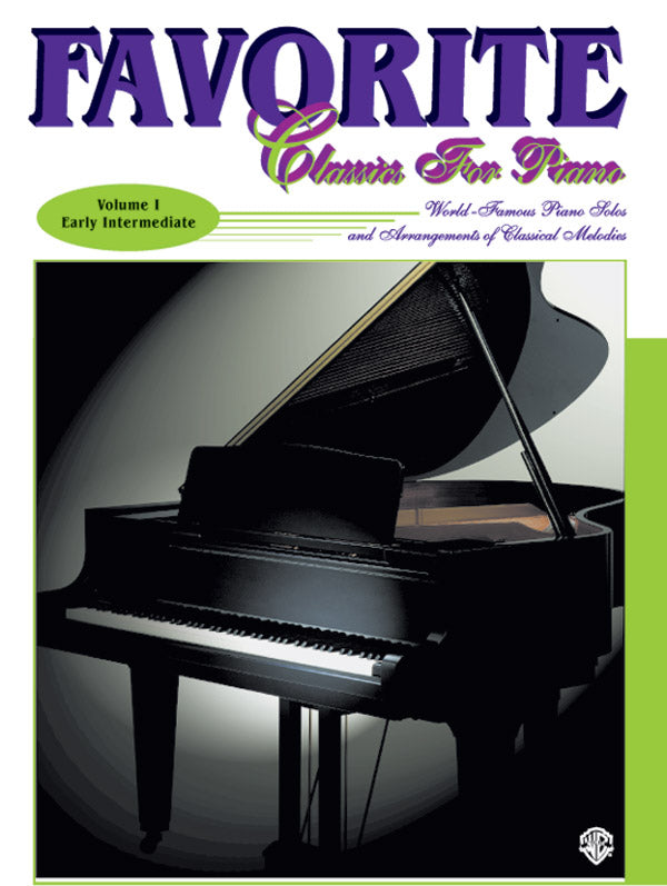楽譜書籍・教則本 FAVORITE CLASSICS FOR PIANO, VOLUME 1 [BOOKM-93180]