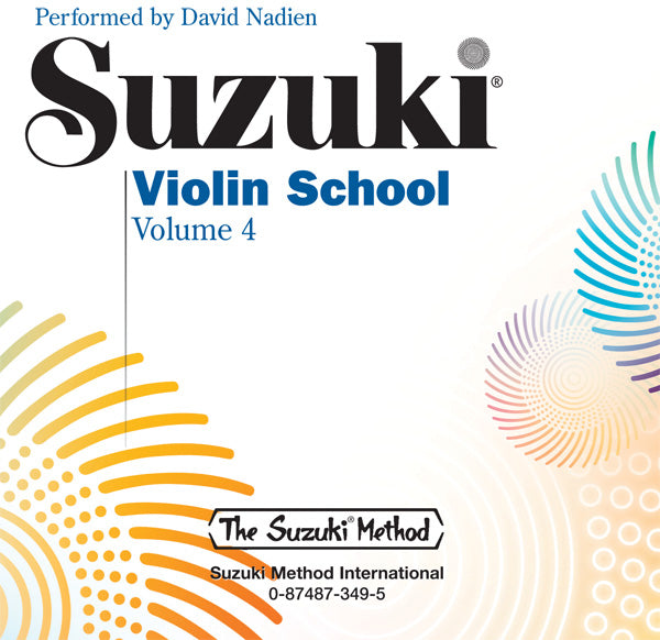 CD SUZUKI VIOLIN SCHOOL CD, VOLUME 4 [CD-76295]