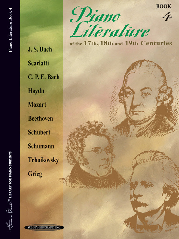 楽譜書籍・教則本 PIANO LITERATURE OF THE 17TH, 18TH AND 19TH CENTURIES, BOOK 4 [BOOKM-93183]