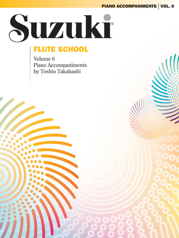 楽譜書籍・教則本 SUZUKI FLUTE SCHOOL PIANO ACC., VOLUME 6 [BOOKM-80744]