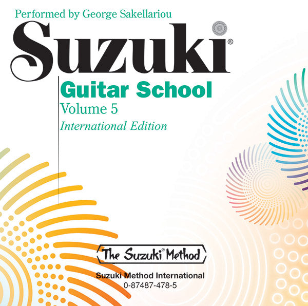 CD SUZUKI GUITAR SCHOOL CD, VOLUME 5 [CD-76313]