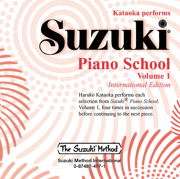 CD SUZUKI PIANO SCHOOL CD, VOLUME 1 [CD-92154]