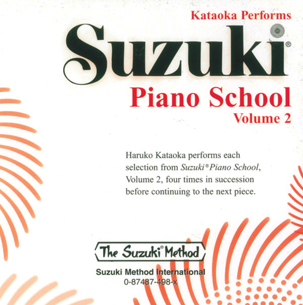 CD SUZUKI PIANO SCHOOL CD, VOLUME 2 [CD-92155]
