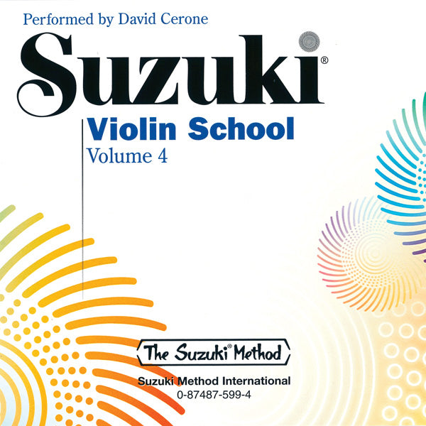 CD SUZUKI VIOLIN SCHOOL CD, VOLUME 4 [CD-76323]