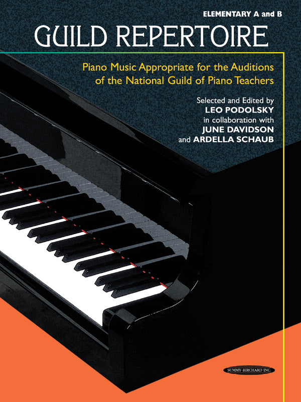 楽譜書籍・教則本 GUILD REPERTOIRE: PIANO MUSIC APPROPRIATE FOR THE AUDITIONS OF THE NATIONAL GUILD OF PIANO TEACHERS, ELEMENTARY A & B [BOOKM-92162]