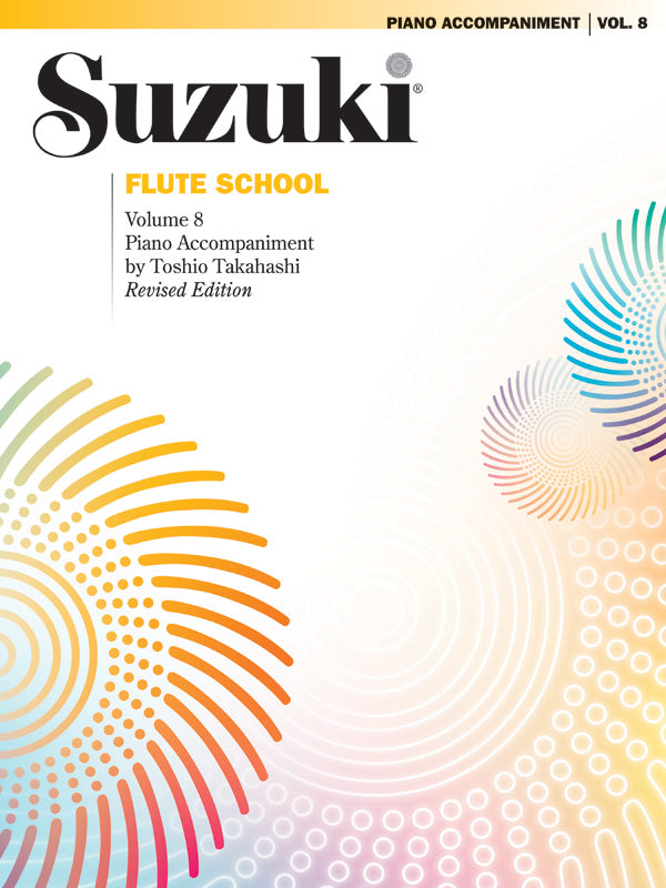 楽譜書籍・教則本 SUZUKI FLUTE SCHOOL PIANO ACC., VOLUME 8 [BOOKM-80749]