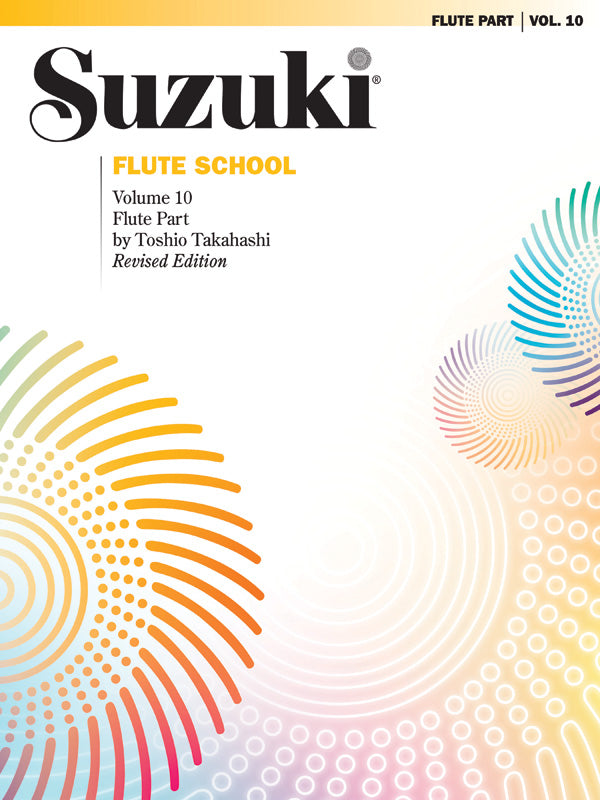楽譜書籍・教則本 SUZUKI FLUTE SCHOOL FLUTE PART, VOLUME 10 [BOOKM-80751]