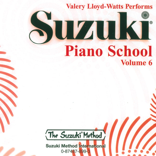 CD SUZUKI PIANO SCHOOL CD, VOLUME 6 [CD-92206]