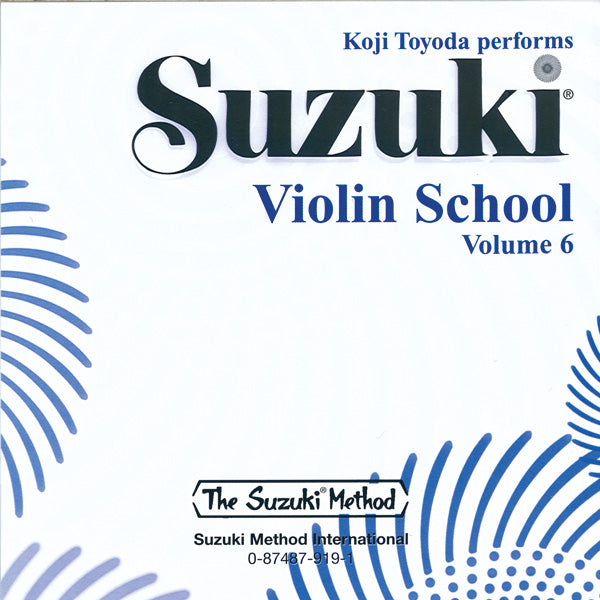 CD SUZUKI VIOLIN SCHOOL CD, VOLUME 6 [CD-76345]