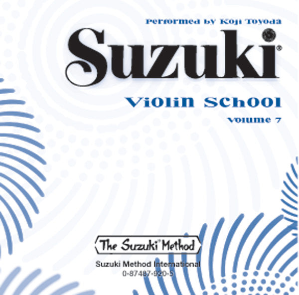 CD SUZUKI VIOLIN SCHOOL CD, VOLUME 7 [CD-76346]