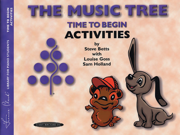 楽譜書籍・教則本 MUSIC TREE: ACTIVITIES BOOK, TIME TO BEGIN, THE [BOOKM-92212]