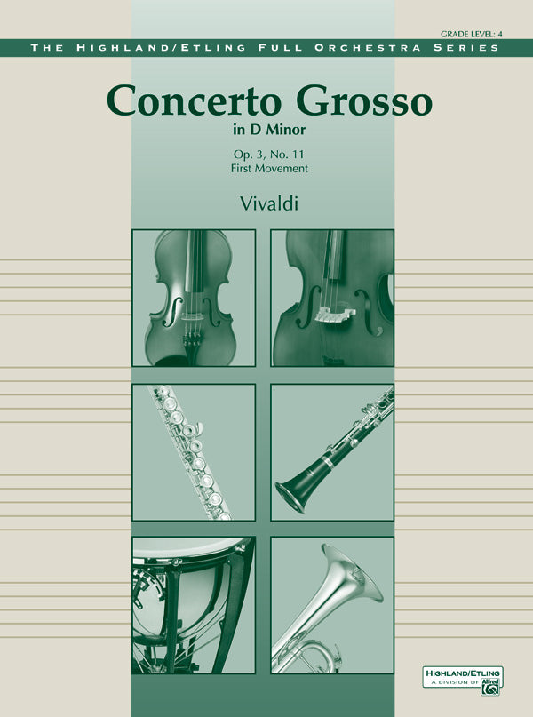 オーケストラ 譜面セット CONCERTO GROSSO IN D MINOR [SHT-ORC-47150]
