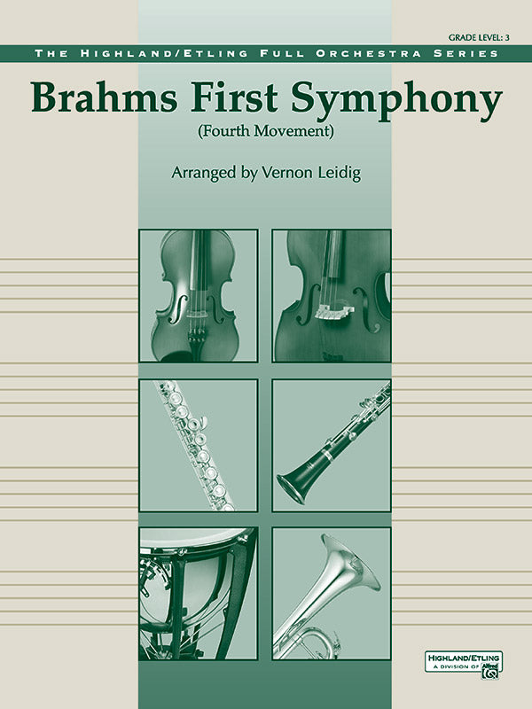 オーケストラ 譜面セット BRAHMS'S 1ST SYMPHONY, 4TH MOVEMENT [SHT-ORC-47179]