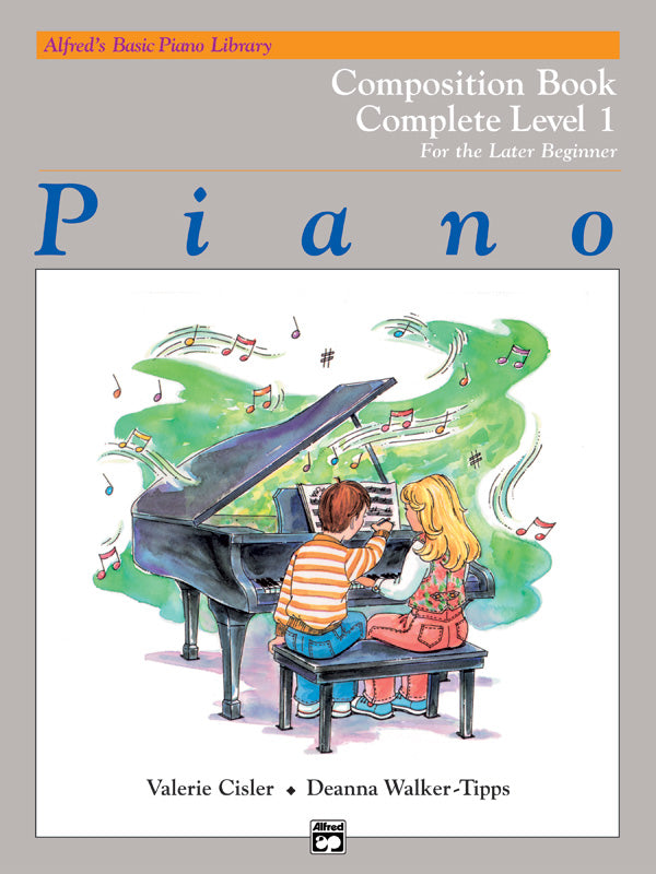 楽譜書籍・教則本 ALFRED'S BASIC PIANO COURSE: COMPOSITION BOOK COMPLETE 1 ( 1A / 1B ) [BOOKM-93515]
