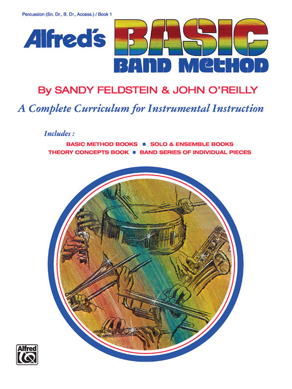 吹奏楽 パート譜 ALFRED'S BASIC BAND METHOD, BOOK 1 - PERCUSSION ( SNARE DRUM, BASS DRUM, & ACCESSORIES ) [SHT-CBD-PART-78317]