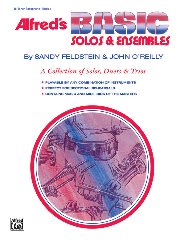 楽譜書籍・教則本 ALFRED'S BASIC SOLOS AND ENSEMBLES, BOOK 1 - TENOR SAX [BOOKM-78302]