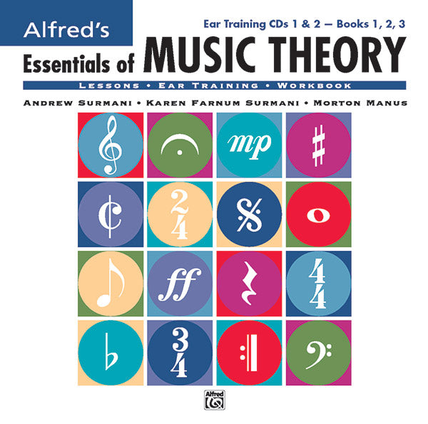 CD ALFRED'S ESSENTIALS OF MUSIC THEORY: EAR TRAINING CD 1 ( FOR BOOKS 1 & 2 ) [CD-88534]