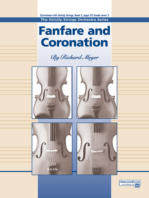 弦楽合奏 譜面セット FANFARE AND CORONATION [SHT-STO-47332]