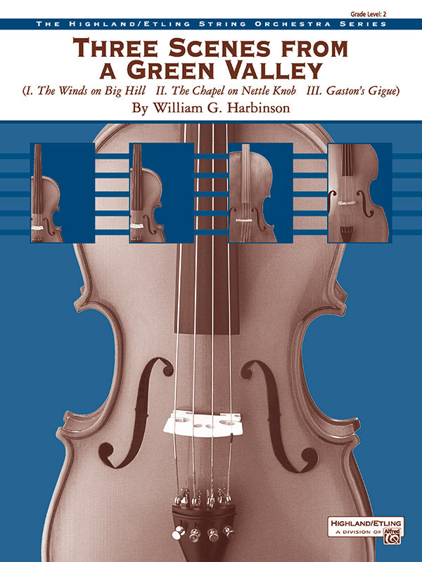 弦楽合奏 譜面セット THREE SCENES FROM A GREEN VALLEY [SHT-STO-47377]