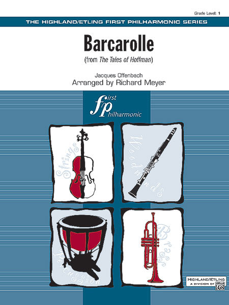 オーケストラ 譜面セット BARCAROLLE FROM "THE TALES OF HOFFMAN" [SHT-ORC-47414]