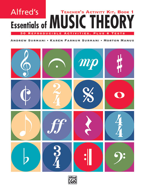 書籍 ALFRED'S ESSENTIALS OF MUSIC THEORY: TEACHER'S ACTIVITY KIT, BOOK 1 [BOOK-88565]