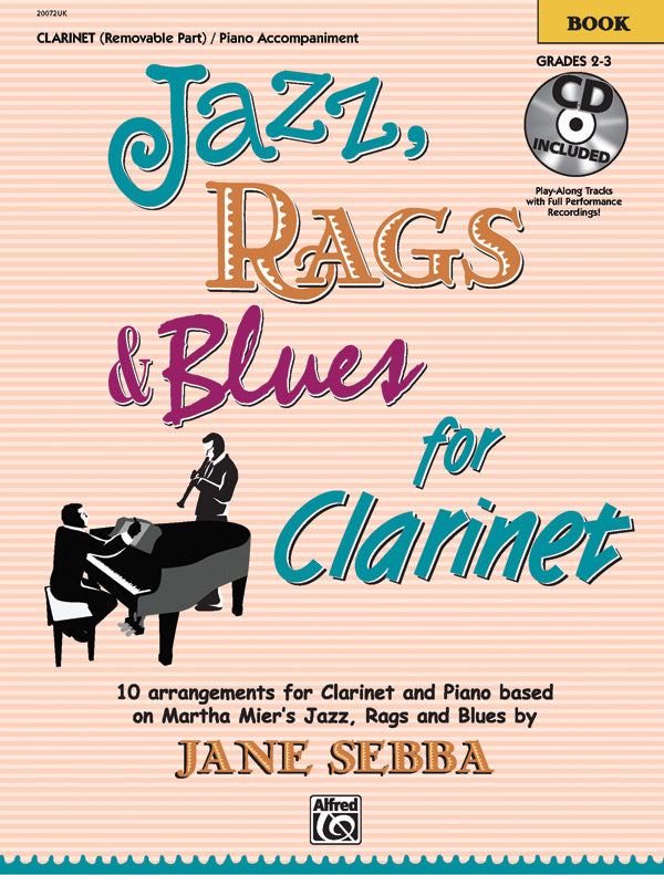 楽譜書籍・教則本 JAZZ, RAGS & BLUES FOR CLARINET ジャズ、ラグ＆ブルース・フォー・クラリネット [BOOKM-85206]