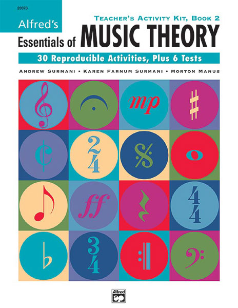 書籍 ALFRED'S ESSENTIALS OF MUSIC THEORY: TEACHER'S ACTIVITY KIT, BOOK 2 [BOOK-88578]