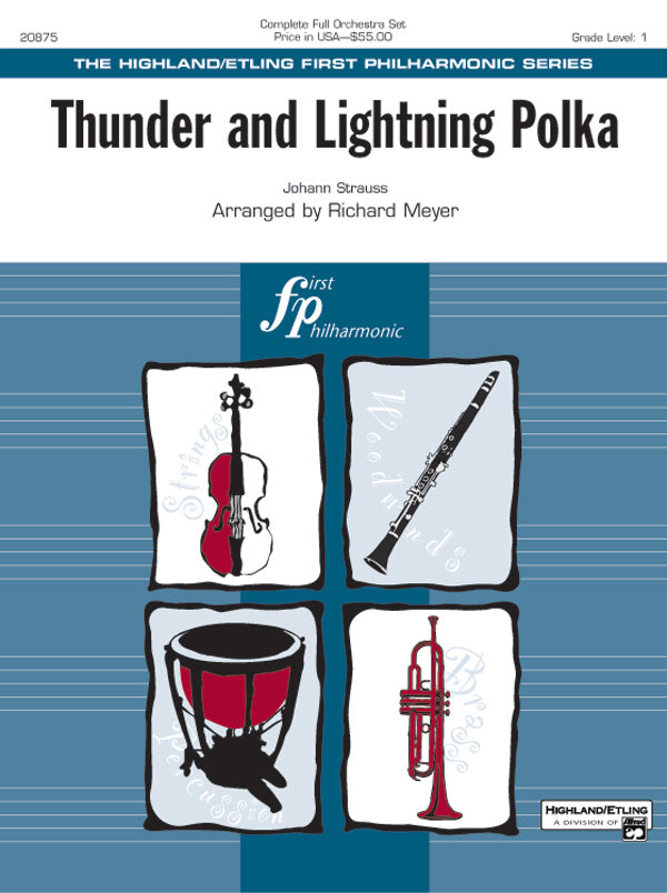 オーケストラ 譜面セット THUNDER AND LIGHTNING POLKA [SHT-ORC-47539]