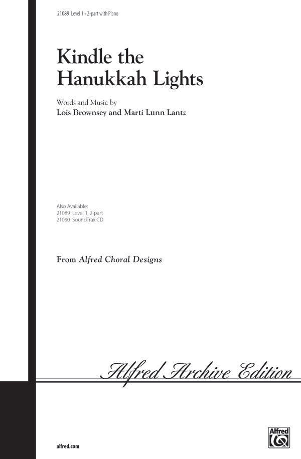 合唱 パート譜 KINDLE THE HANUKKAH LIGHTS ( VOICING : 2-PART ) [SHT-CHO-PART-56023]