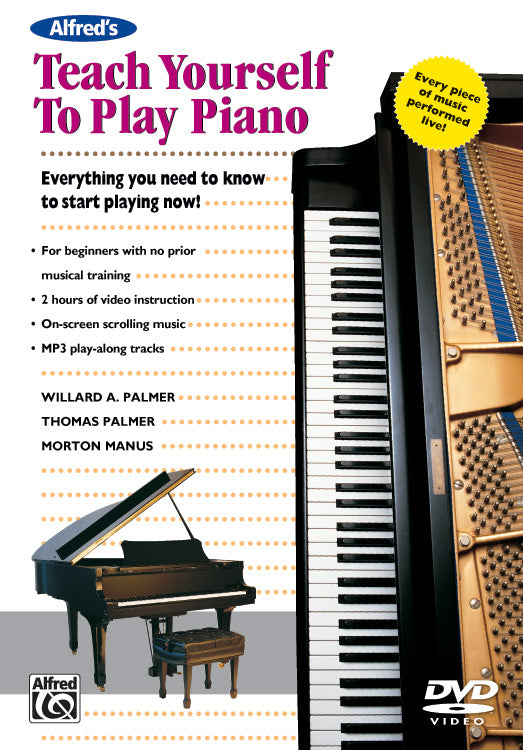 DVD ALFRED'S TEACH YOURSELF TO PLAY PIANO [DVD-94513]