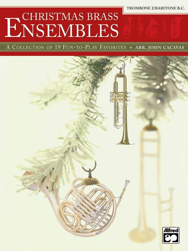 金管譜面 CHRISTMAS BRASS ENSEMBLES - TROMBONE 2 / BARITONE B.C. [SHT-BRA-78710]
