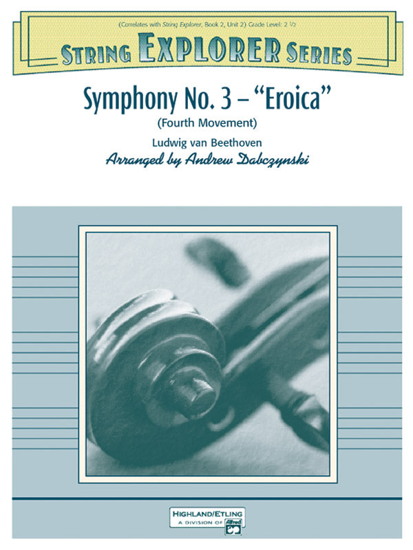 オーケストラ 譜面セット FOURTH MOVEMENT FROM SYMPHONY NO. 3 "EROICA" [SHT-ORC-33707]