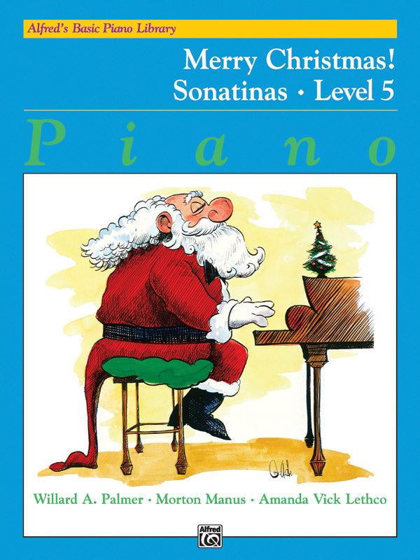 楽譜書籍・教則本 ALFRED'S BASIC PIANO COURSE: MERRY CHRISTMAS! BOOK 5, SONATINAS [BOOKM-92326]