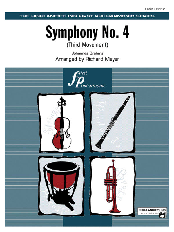 オーケストラ 譜面セット SYMPHONY NO. 4 ( THIRD MOVEMENT ) 交響曲第４番より 第３楽章 [SHT-ORC-33747]