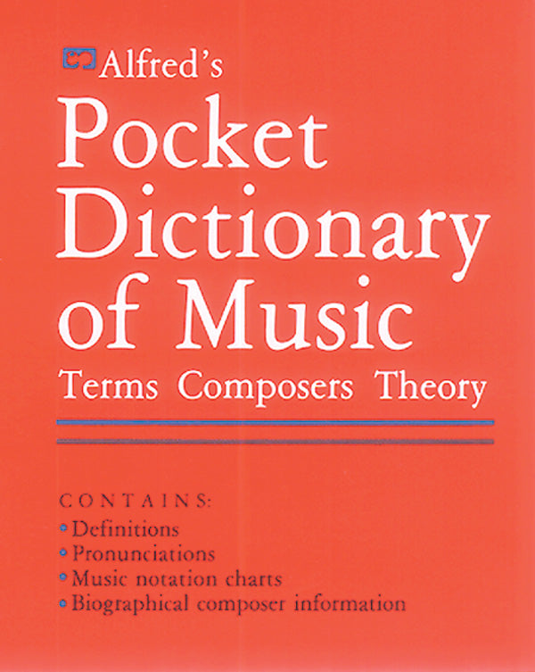 書籍 ALFRED'S POCKET DICTIONARY OF MUSIC [BOOK-88484]