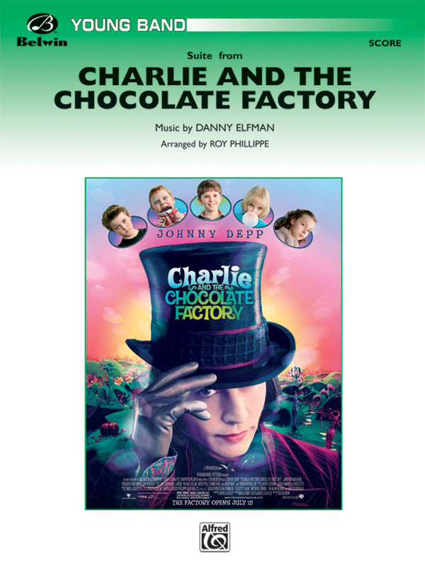 吹奏楽 譜面セット CHARLIE AND THE CHOCOLATE FACTORY チャーリーとチョコレート工場 [SHT-CBD-36461]