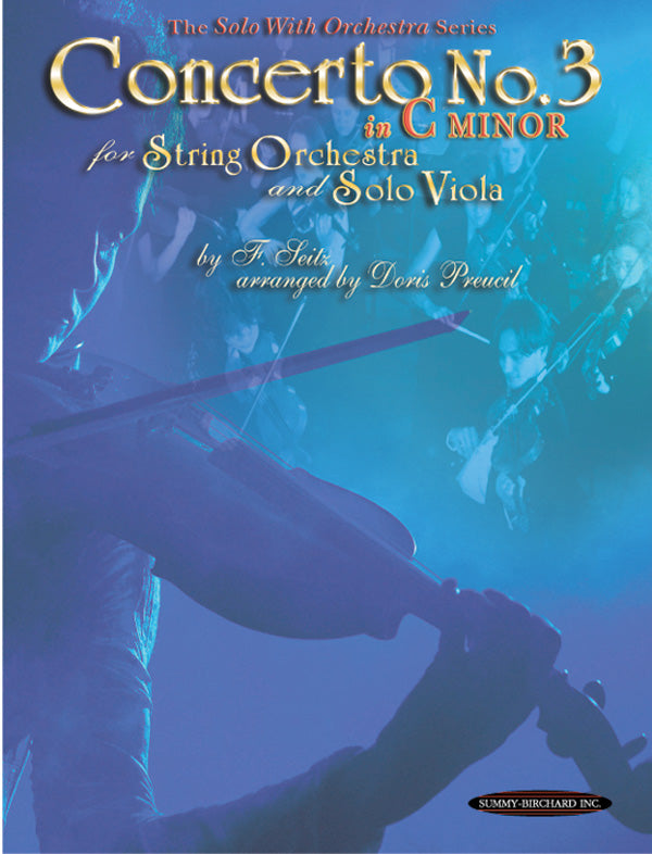 弦楽合奏 譜面セット CONCERTO NO. 3 IN C MINOR - STRING ORCHESTRA & SOLO VIOLA [SHT-STO-47585]
