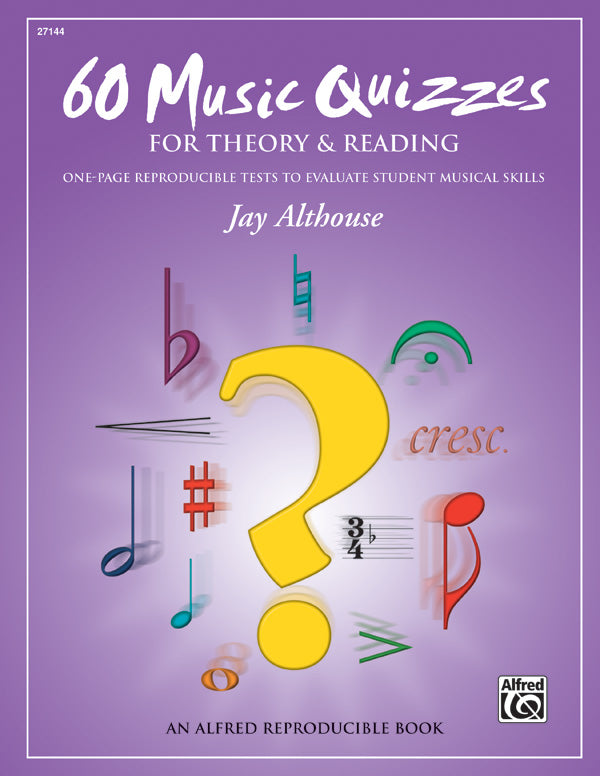 楽譜書籍・教則本 60 MUSIC QUIZZES FOR THEORY AND READING [BOOKM-88651]