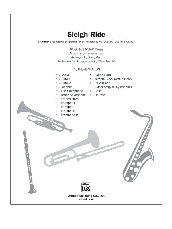 合唱 パート譜 SLEIGH RIDE - SOUNDPAX [SHT-CHO-PART-57921]