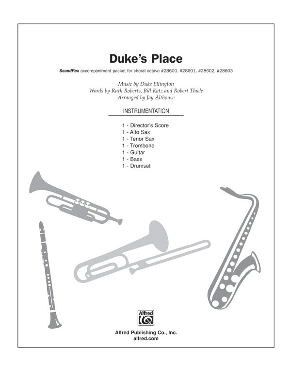 合唱 パート譜 DUKE'S PLACE - SOUNDPAX [SHT-CHO-PART-58234]